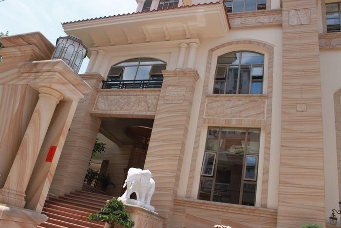 砂巖石材如何運用在建筑裝修