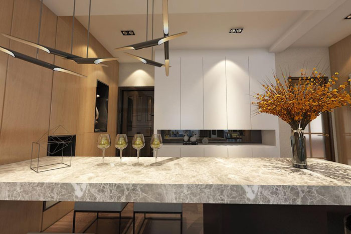 幾款常見的大理石吧臺桌風(fēng)格