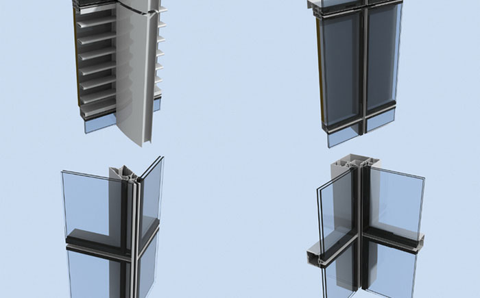 半單元式玻璃幕墻