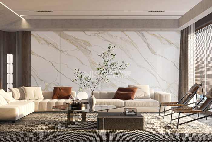 巖板怎么貼墻面、地面濕鋪呢