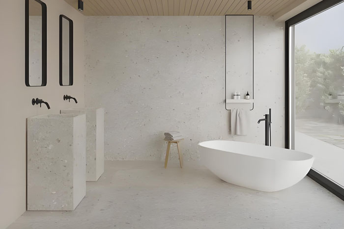 巖板墻/地面的濕貼施工步驟和注意事項